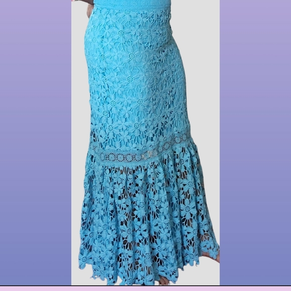 ALEXIA ADMOR - EMBROIDERY TALL SKIRT LIKE NEW!! ✨️ - Picture 2 of 9